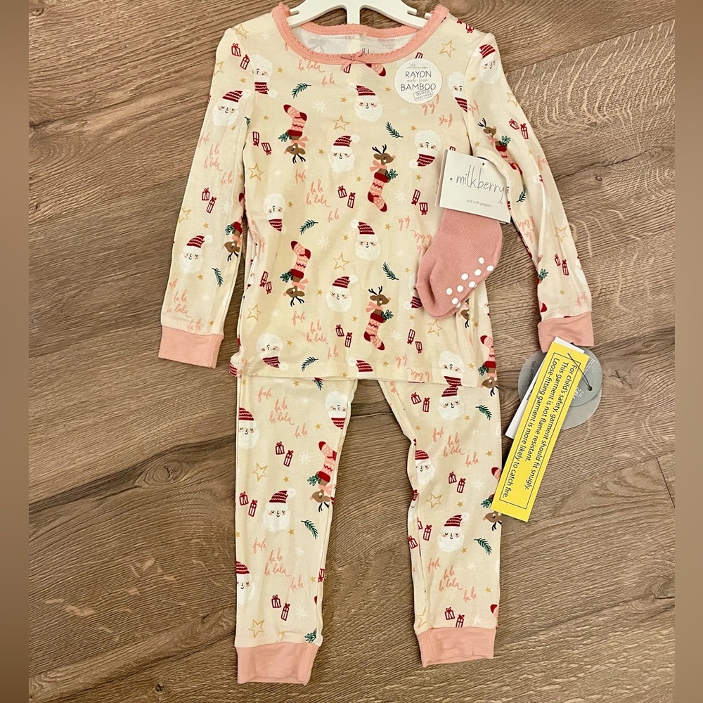 Bamboo Christmas PJ set